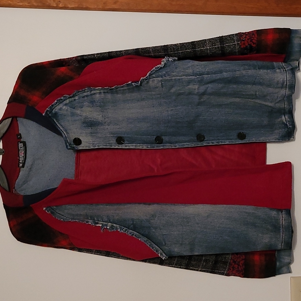 NWOT Pyramid Collection boho shacket